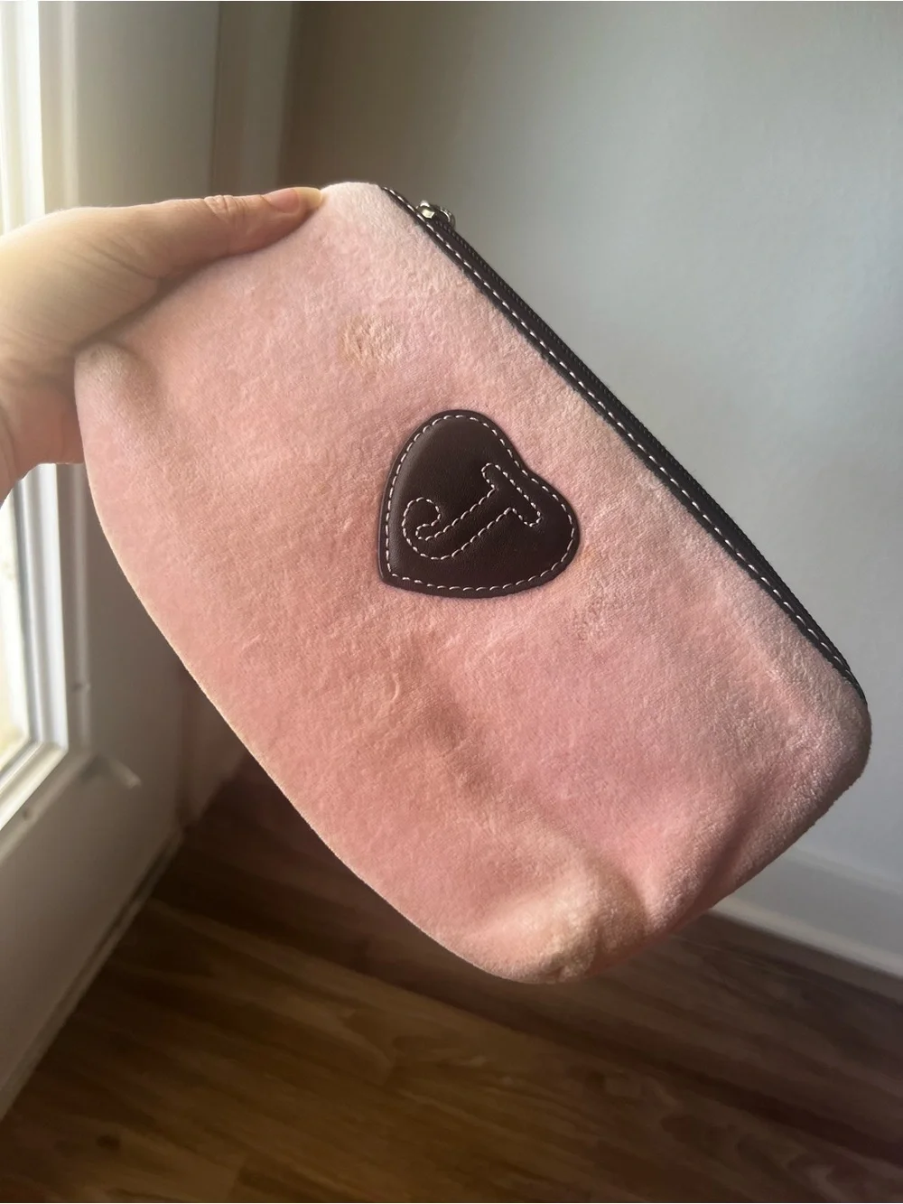 Juicy Couture Baby Pink Pouch from early 2000s